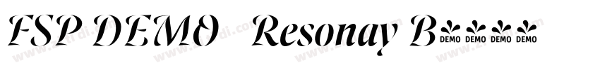 FSP DEMO   Resonay B字体转换
